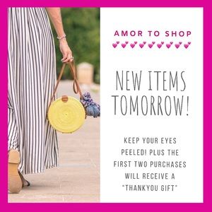New items tomorrow!